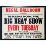 BIG BEAT SHOW ORIGINAL POSTER.