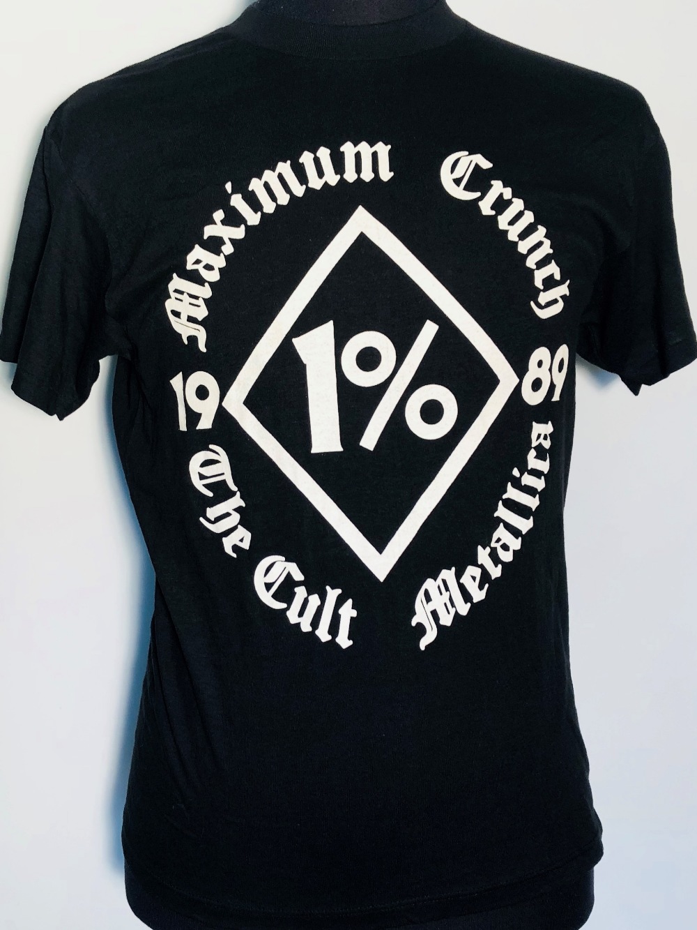 THE CULT T-SHIRTS. Four assorted Cult t-shirts, including Maximum Crunch with Metallica 1989. - Image 2 of 5