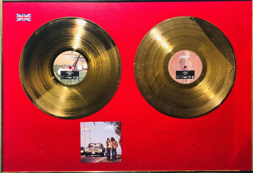 CHEMICAL BROTHERS GOLD DISC AND MEMORABILIA. - Image 2 of 11