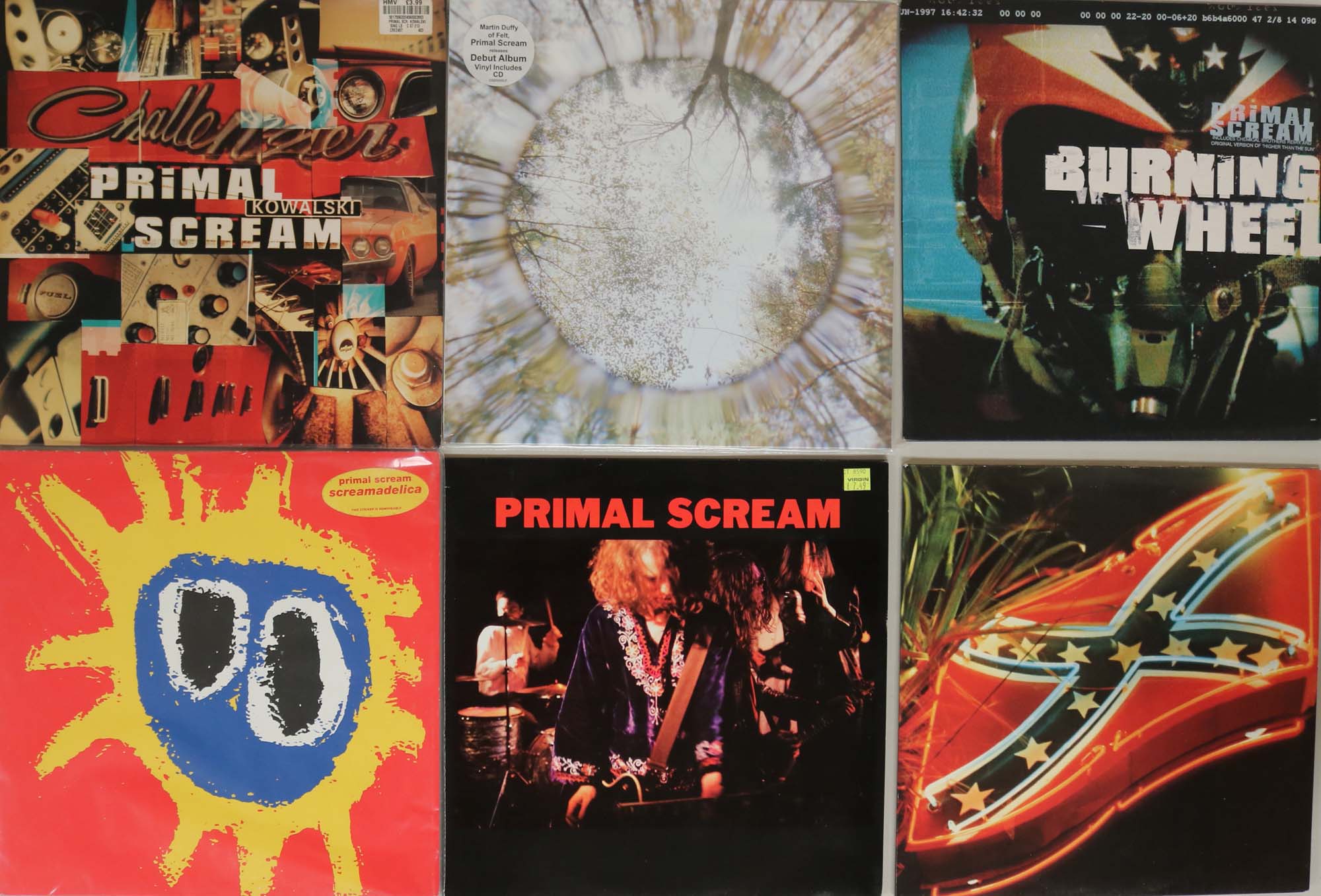 PRIMAL SCREAM - LPs/12".