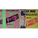 SEX PISTOLS - NEVER MIND THE BOLLOCKS/VERY BEST OF - JAPANESE PRESSING LPs.