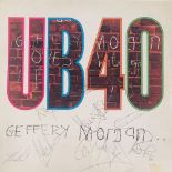 UB40 SIGNED SLEEVE. A copy of UB40 ? Geffery Morgan...