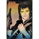 1970S DAVID BOWIE POSTER. A circa 1970s David Bowie poster, unofficially issued. Measures 28 x 19".
