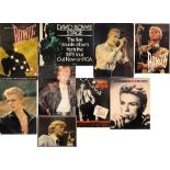 DAVID BOWIE POSTERS. Nine original David Bowie posters, sizes vary. Condition generally F to VF.