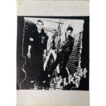 THE CLASH PRESS KIT 1977. A six page press kit for The Clash, circa 1977.