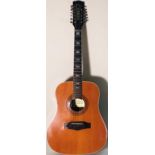 EKO 12 STRING ACOUSTIC GUITAR. A 12 string Eko Ranger 12 acoustic guitar made in Italy.