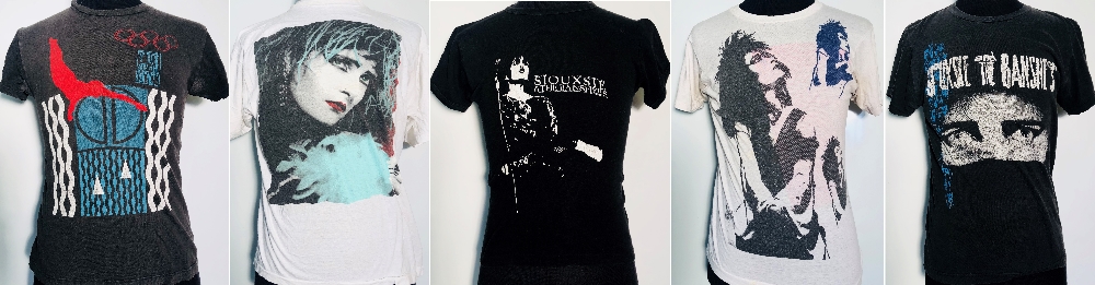 SIOUXSIE AND THE BANSHEES T-SHIRTS.