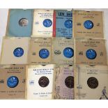 HMV - 78s. Top collection of around 220 x (UK) 10" 78RPM recordings on HMV.
