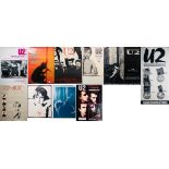 U2 POSTERS. 10 assorted U2 posters, sizes vary from approx 11.