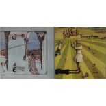 GENESIS - ORIGINAL UK PINK SCROLL LPs. Ace selection of 2 x original UK pink scroll Genesis LPs.