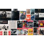 U2 MEMORABILIA. Collection of U2 memorabilia to include: folded Joshua Tree poster (24 x 24").