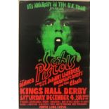 SEX PISTOLS KING HALL DERBY POSTER.