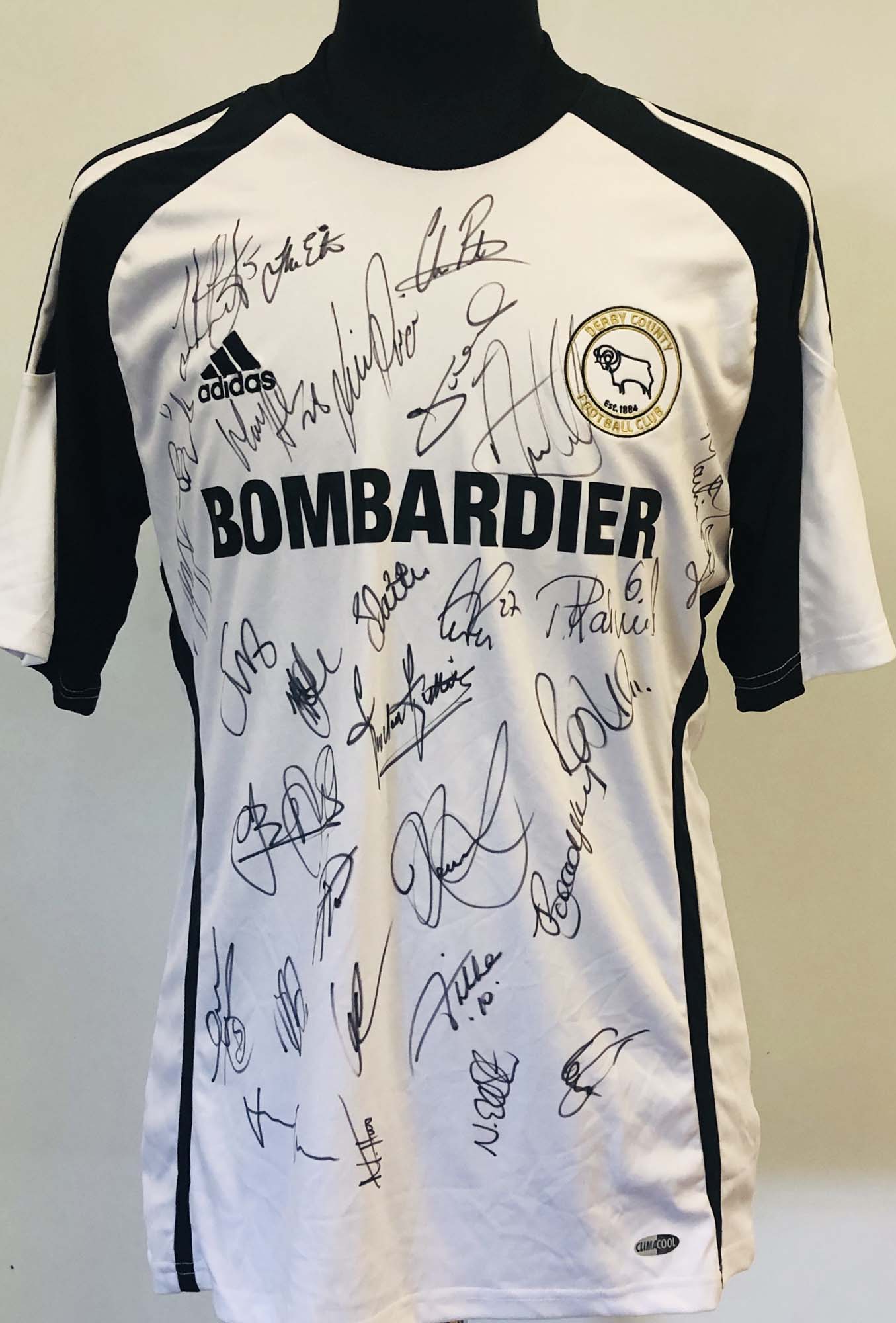 SIGNED DERBY SHIRT.