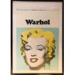 ANDY WARHOL TATE GALLERY 1971 MARILYN MONROE POSTER PRINT.