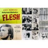 ANDY WARHOL - FLESH STILLS/PRESS MATERIALS/POSTERS.