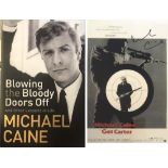 MICHAEL CAINE BOOK/PHOTO SIGNED.