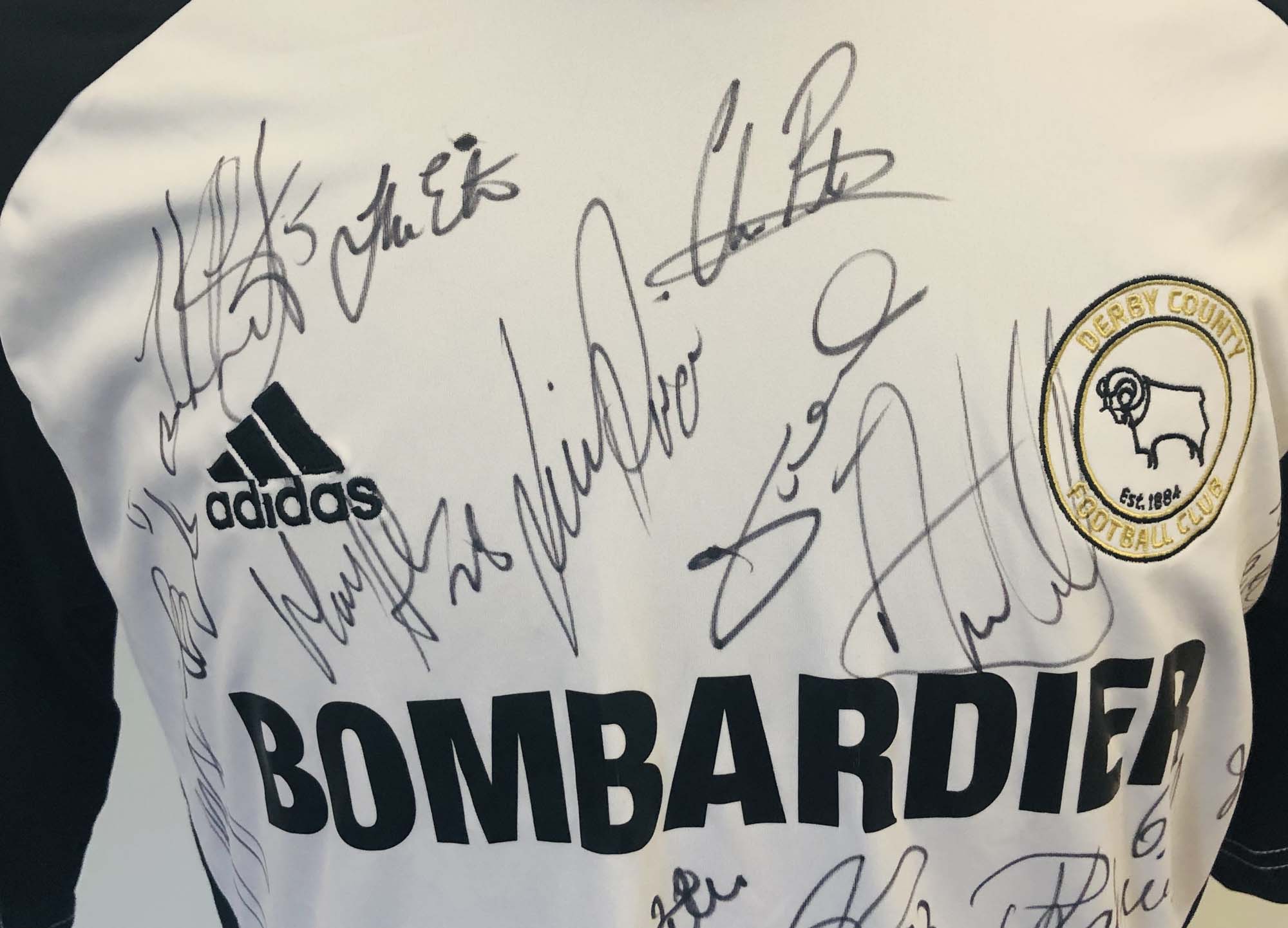 SIGNED DERBY SHIRT. - Image 2 of 4