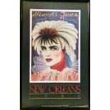 MARDI GRAS ARTIST SIGNED POSTERS.