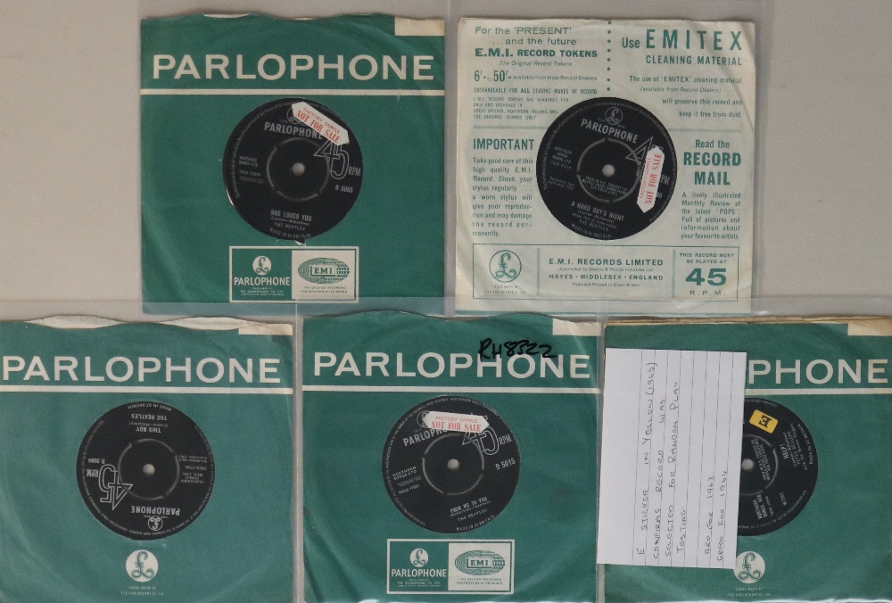 FACTORY SAMPLE UK 7". Cool pack of 5 x original UK 7" intended for promo use.