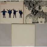 WHITE ALBUM/HELP/REVOLVER - UK LPs. Fine bundle of 3 x early UK pressing LPs.