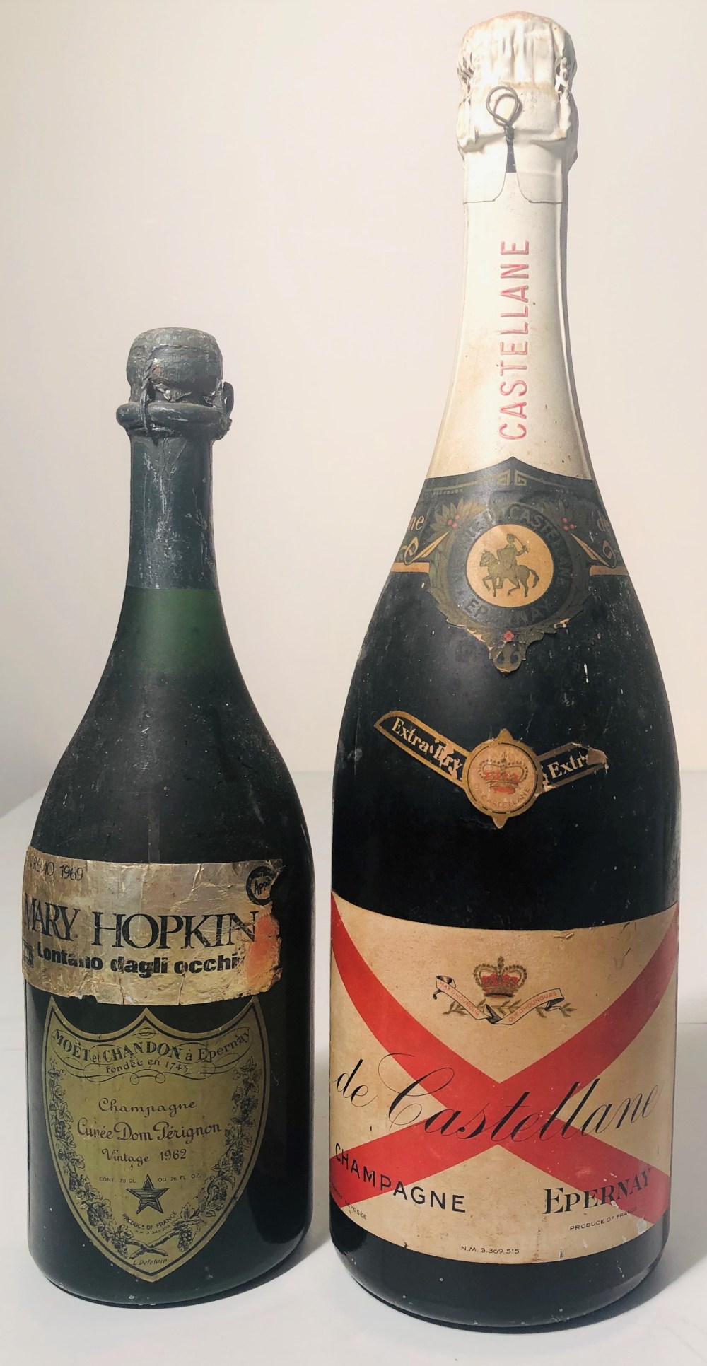 MARY HOPKIN COLLECTION - DOM PERIGNON PRESENTATION BOTTLE.