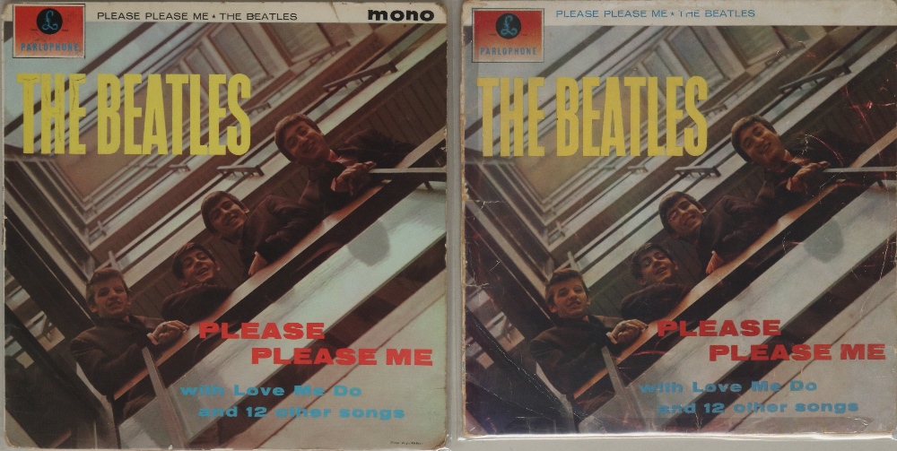 PLEASE PLEASE ME - UK & AUSTRALIAN 2ND PRESSING 'BLACK AND GOLD' PARLOPHONE LPs (PMC 1202,