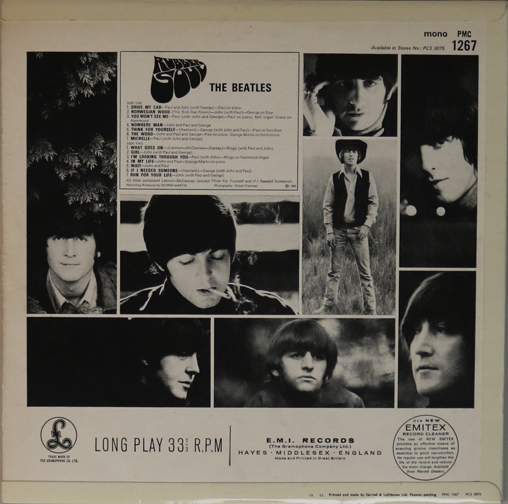 RUBBER SOUL - ORIGINAL UK 'LOUD CUT' COPY (PMC 1267). - Image 2 of 4