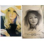 MARY HOPKIN COLLECTION SIGNED POSTERS.