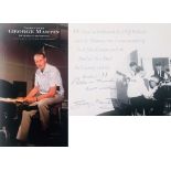 GEORGE MARTIN SIGNED CD SET.