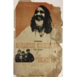 MAHARISHI MAHESH YOGI / BEACH BOYS POSTER.