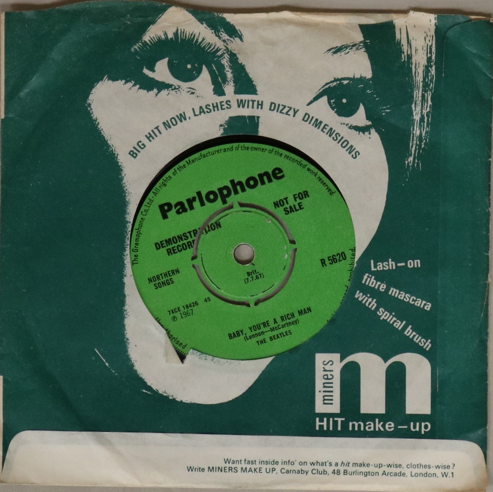 ALL YOU NEED IS LOVE - ORIGINAL UK 7" DEMO (R 5620). - Image 2 of 4