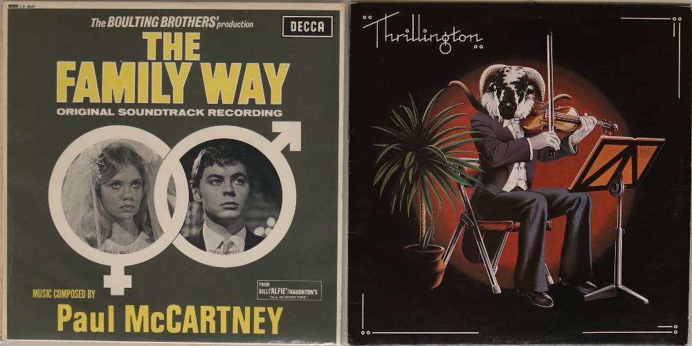 PAUL MCCARTNEY - THRILLINGTON/THE FAMILY WAY - UK ORIGINAL LPs.