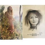 MARY HOPKIN COLLECTION SIGNED POSTERS.