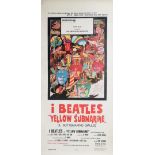 ITALIAN YELLOW SUBMARINE FOH POSTER.