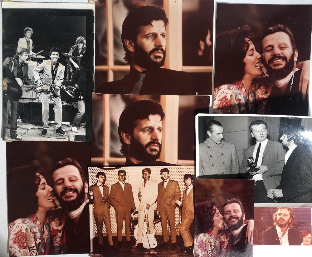 RINGO STARR PRIVATE/PRESS PHOTOGRAPHS. - Image 2 of 4