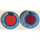 APPLE CLUB BADGES.