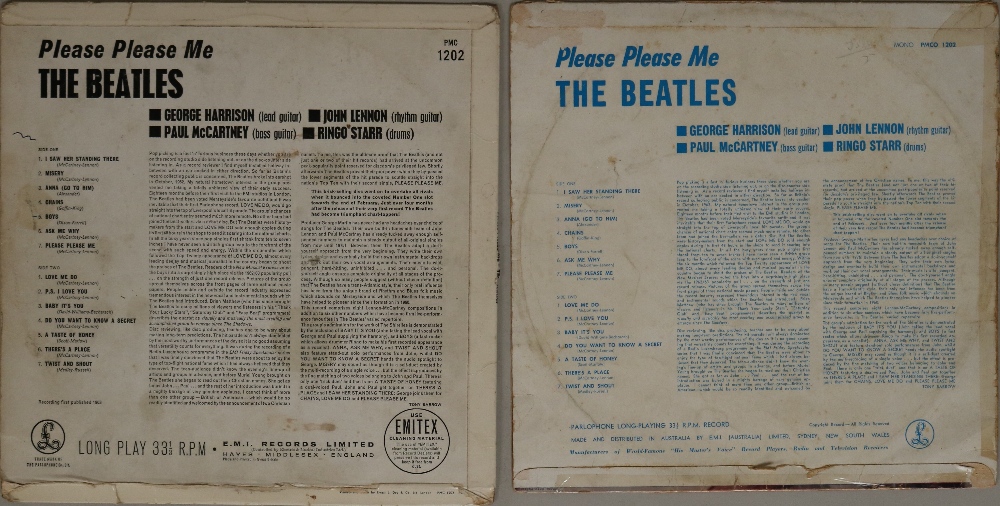 PLEASE PLEASE ME - UK & AUSTRALIAN 2ND PRESSING 'BLACK AND GOLD' PARLOPHONE LPs (PMC 1202, - Image 2 of 2