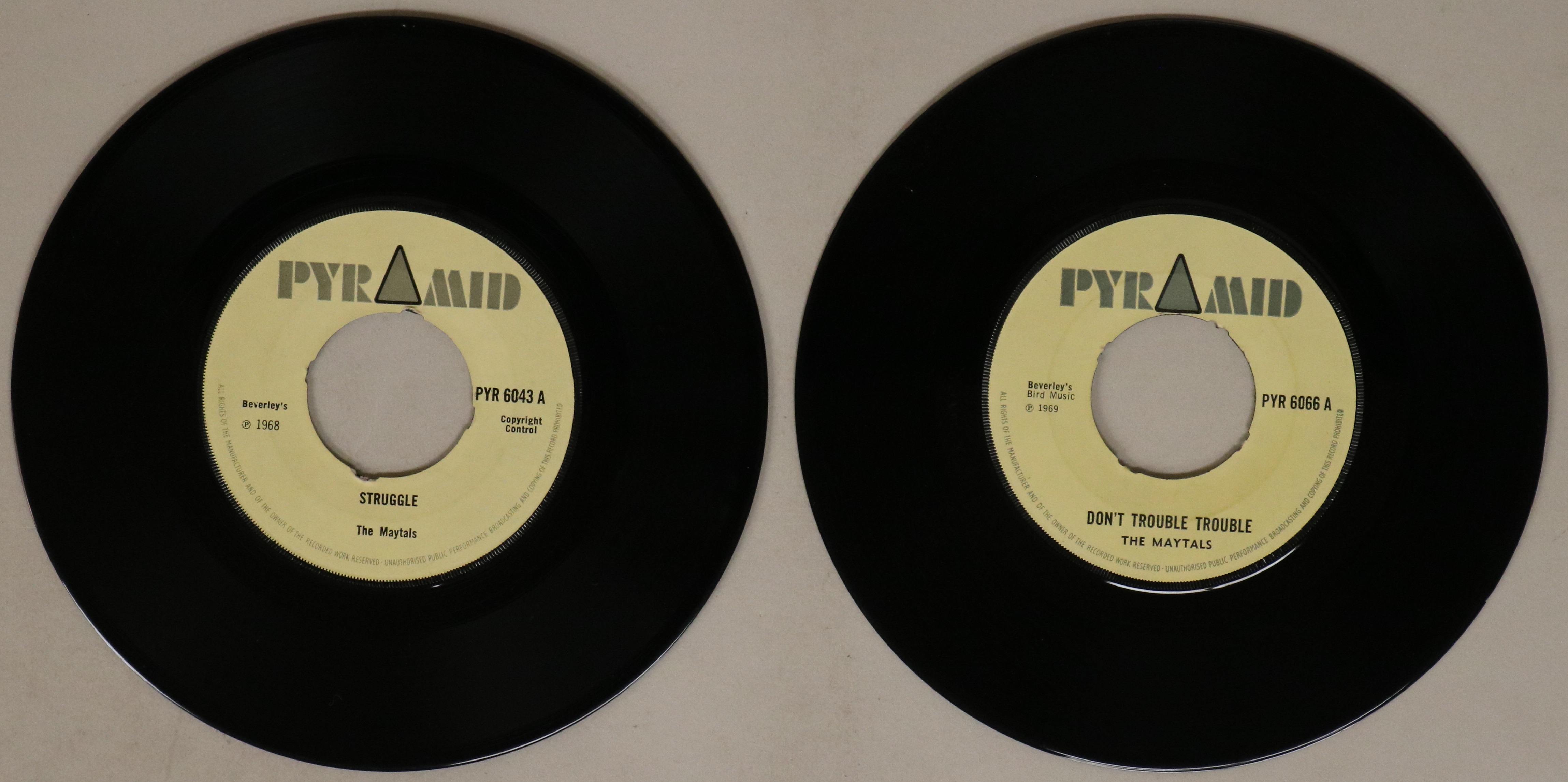 THE MAYTALS - PYRAMID RECORDS 7".