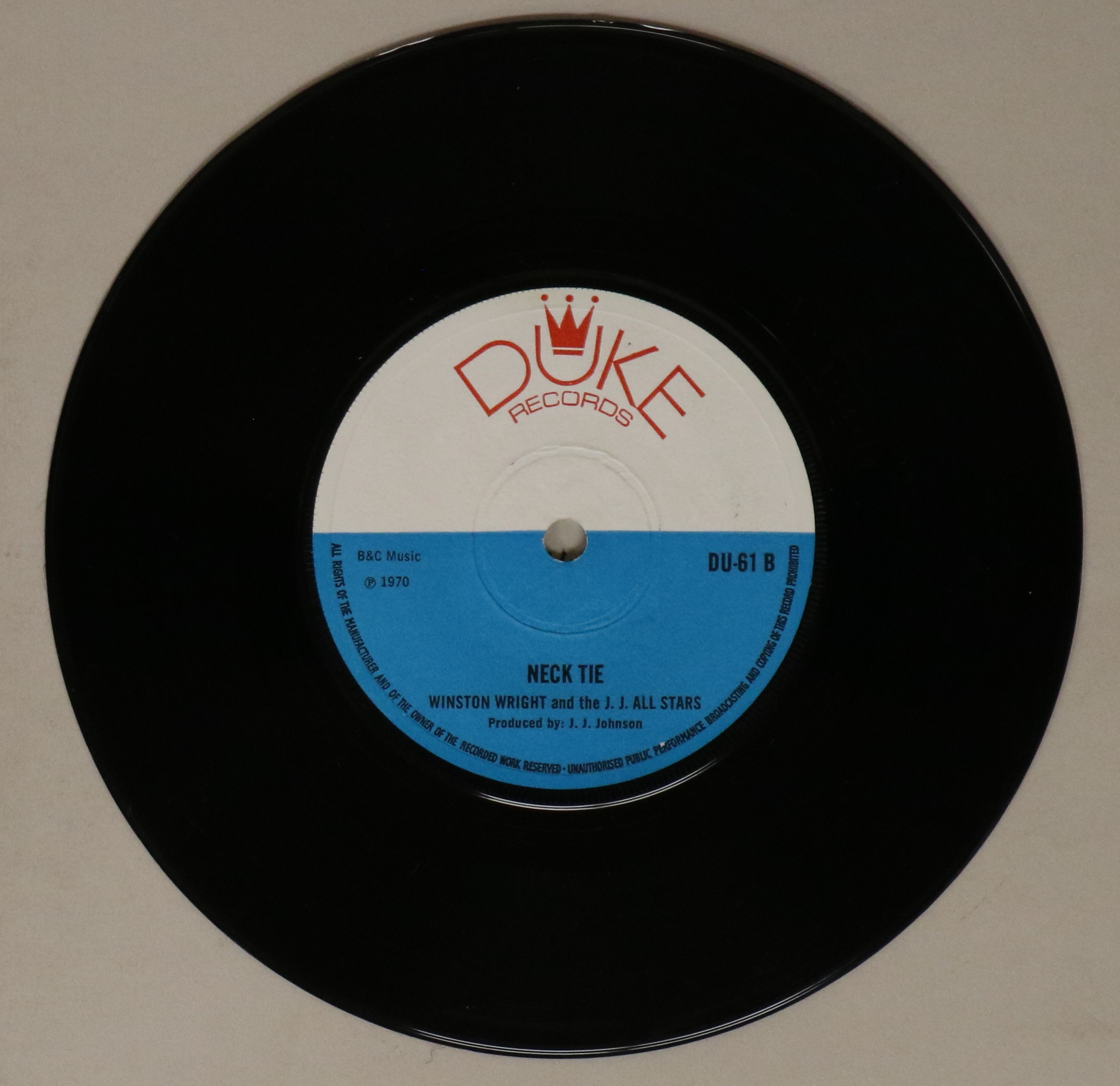 ETHIOPIANS - MEK YOU GO ON SO 7" (DUKE RECORDS - DU-61). - Image 2 of 2