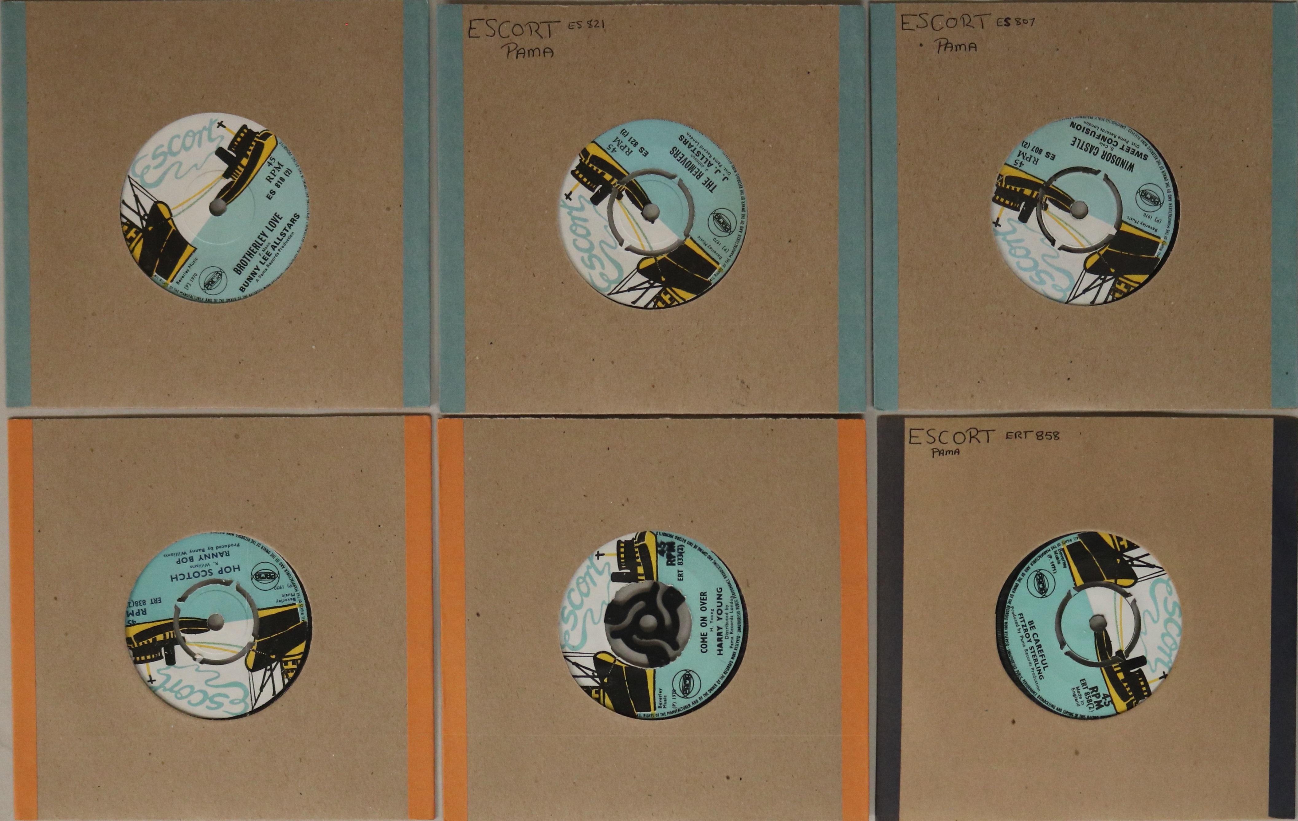 ESCORT RECORDS - 7". Sailing away with these 6 x original Escort 45s presented in top condition. - Image 2 of 2