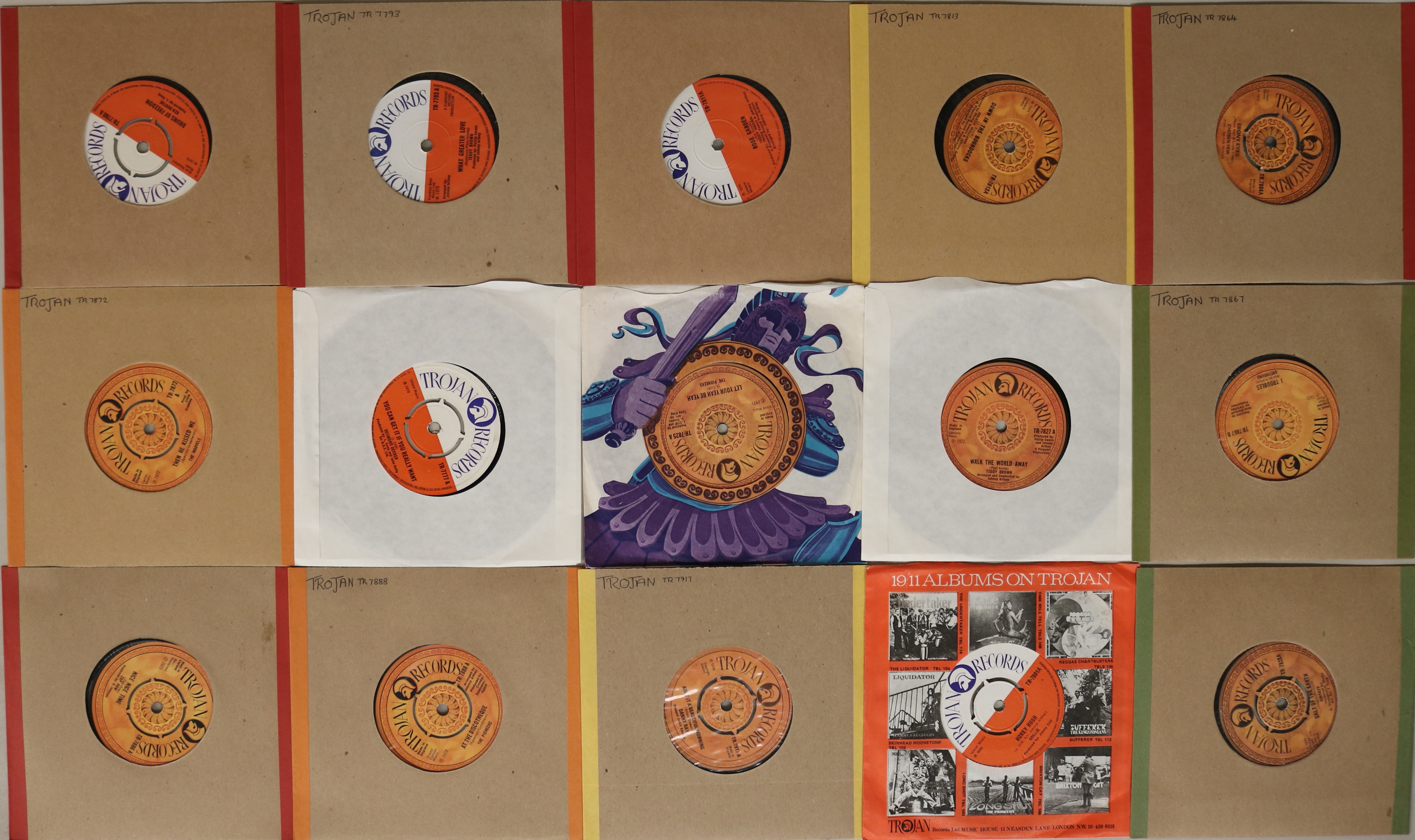 TROJAN RECORDS (INC HORSE) - 7" COLLECTION. - Image 2 of 3