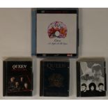 QUEEN ALBUMS/COMPILATIONS - DVD-Audio/Minidiscs. Ace selection of 3 x Minidiscs and a DVD-Audio.