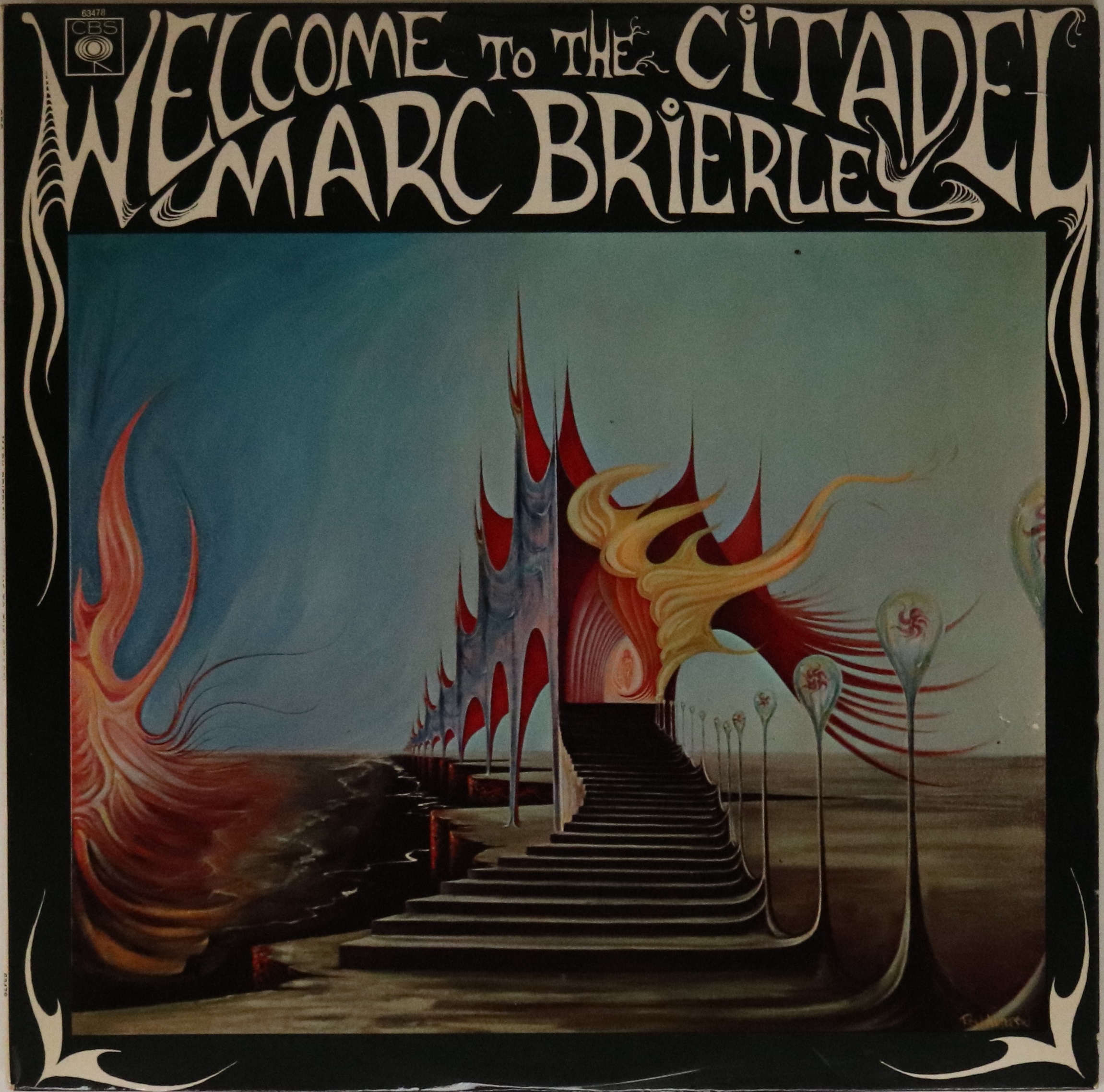 MARC BRIERLEY - WELCOME TO THE CITADEL LP (ORIGINAL UK PRESSING - CBS S 63478).