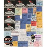 METAL TICKETS AND PASSES ARCHIVE - RUSH/SAXON AND MORE.