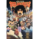 FRANK ZAPPA 200 MOTELS. An original 1971 poster for Frank Zappa's '200 Motels'. Folded.