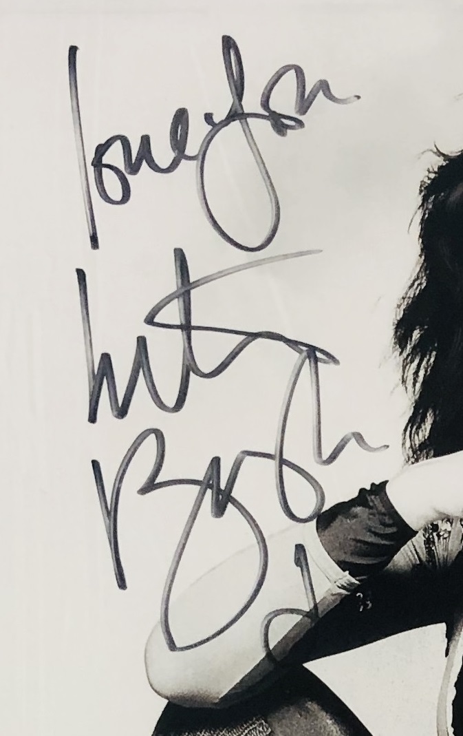 KATE BUSH FRAME SIGNED. - Image 2 of 3