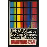 HAWKWIND HALIFAX POSTER.