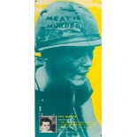THE SMITHS MEAT IS MURDER ROUGH TRADE PROMO POSTER.