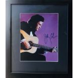 JOHNNY CASH FRAME SIGNED.