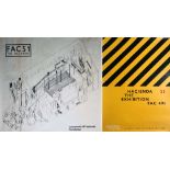 HACIENDA POSTERS. Two original posters to include: Hacienda Exhibition poster (23 x 16.